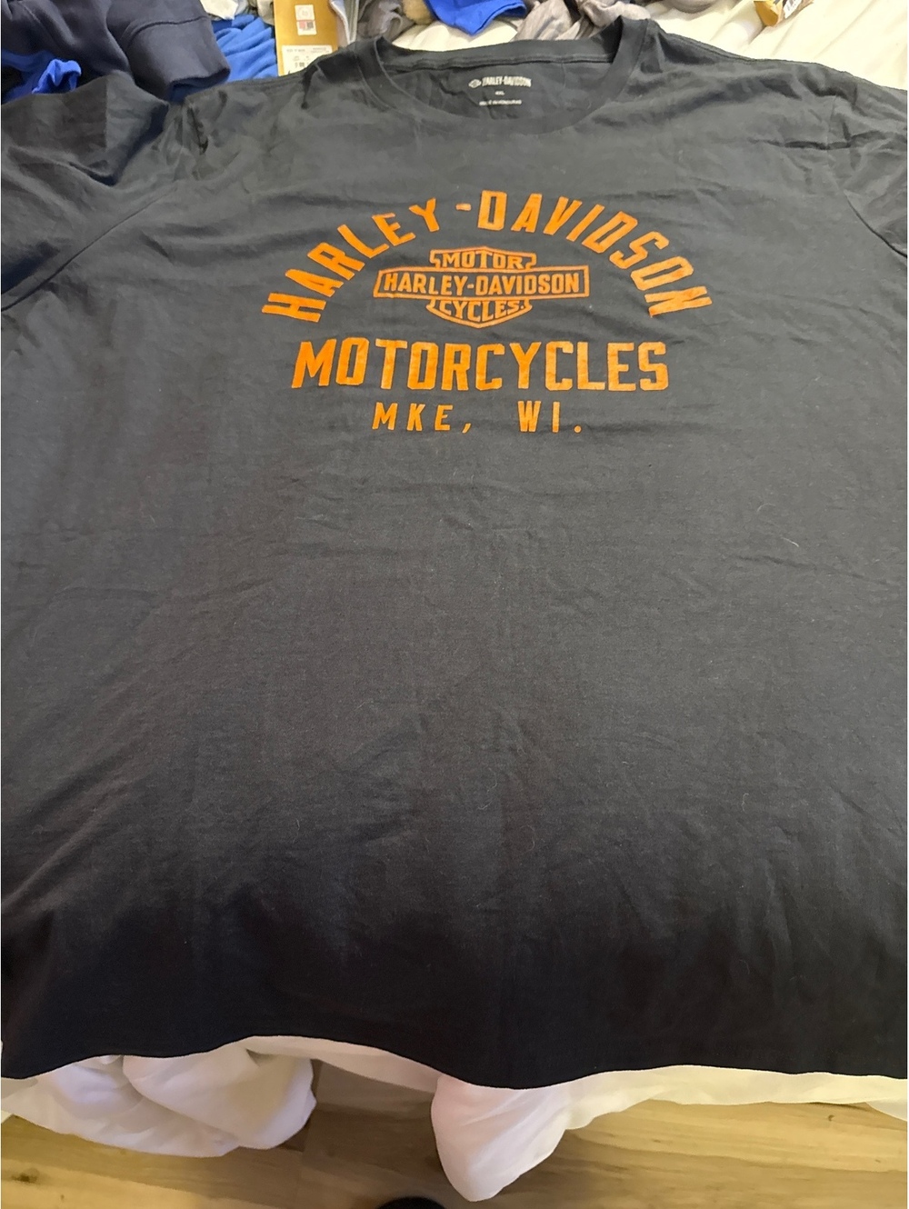 Harley-Davidson Motorcycles Black T-Shirt 4XL Made in Honduras
